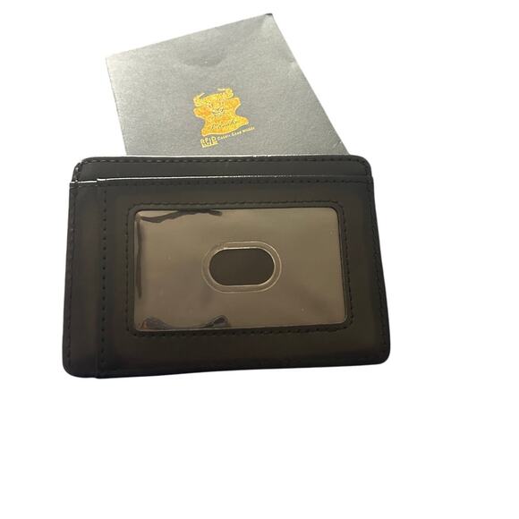 NIB Piboshi Black Leather RFID Credit Card Wallet Slots for Credit Card. Cash ID - Picture 3 of 5